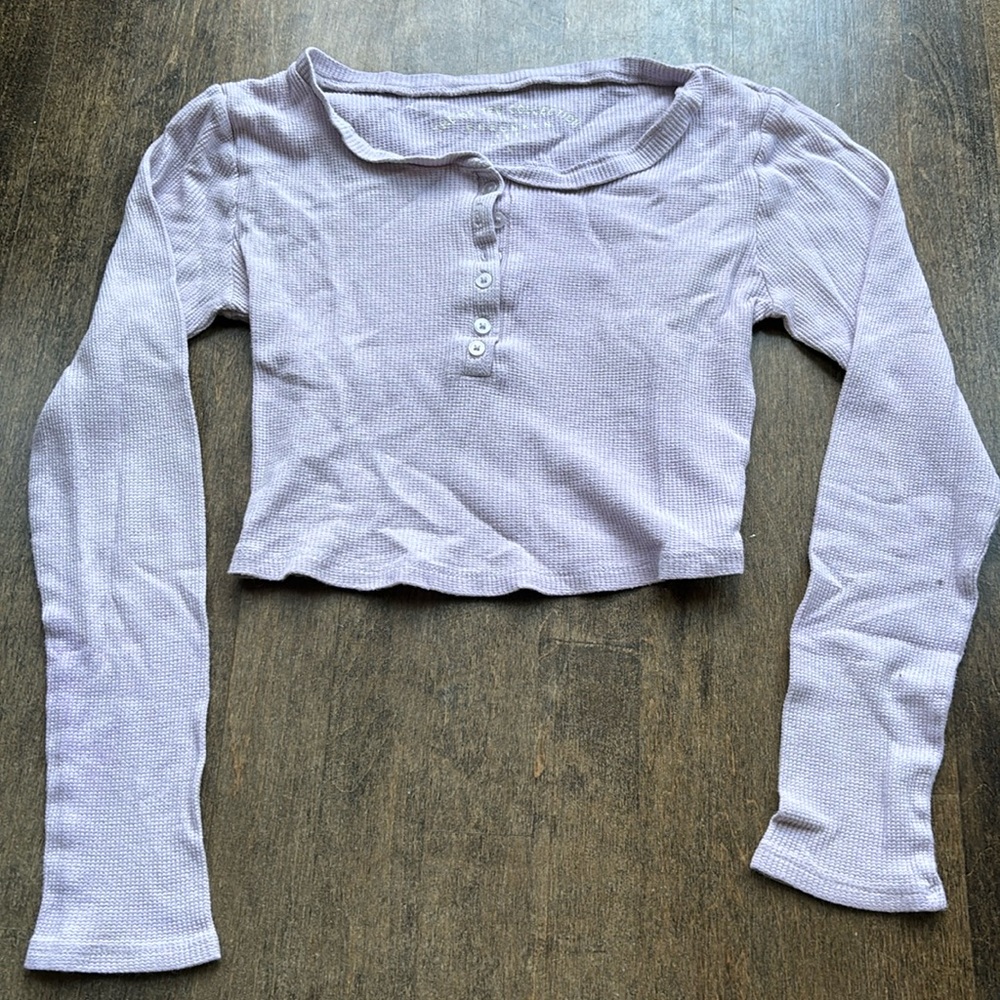 Aeropostale long sleeve lavender top
